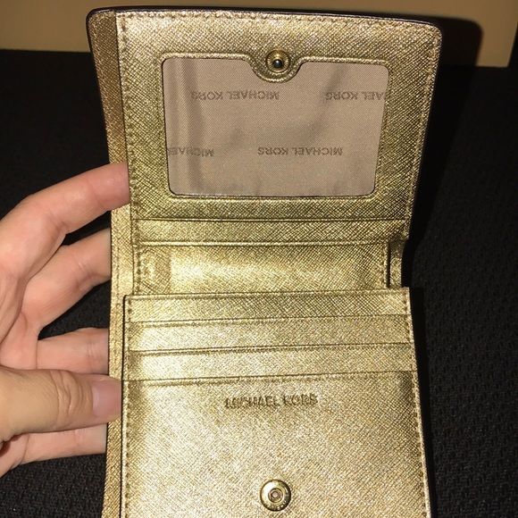 Michael Kors Gold Wallet - Picture 6 of 8